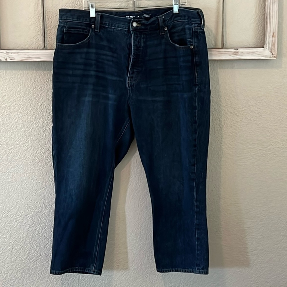 Slouchy straight jeans 18